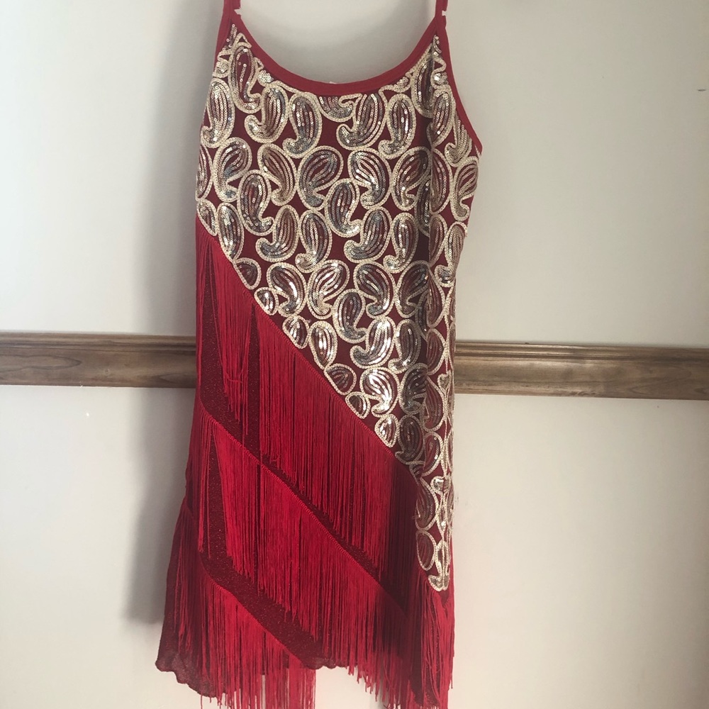 Red 1920’s Flapper Dress